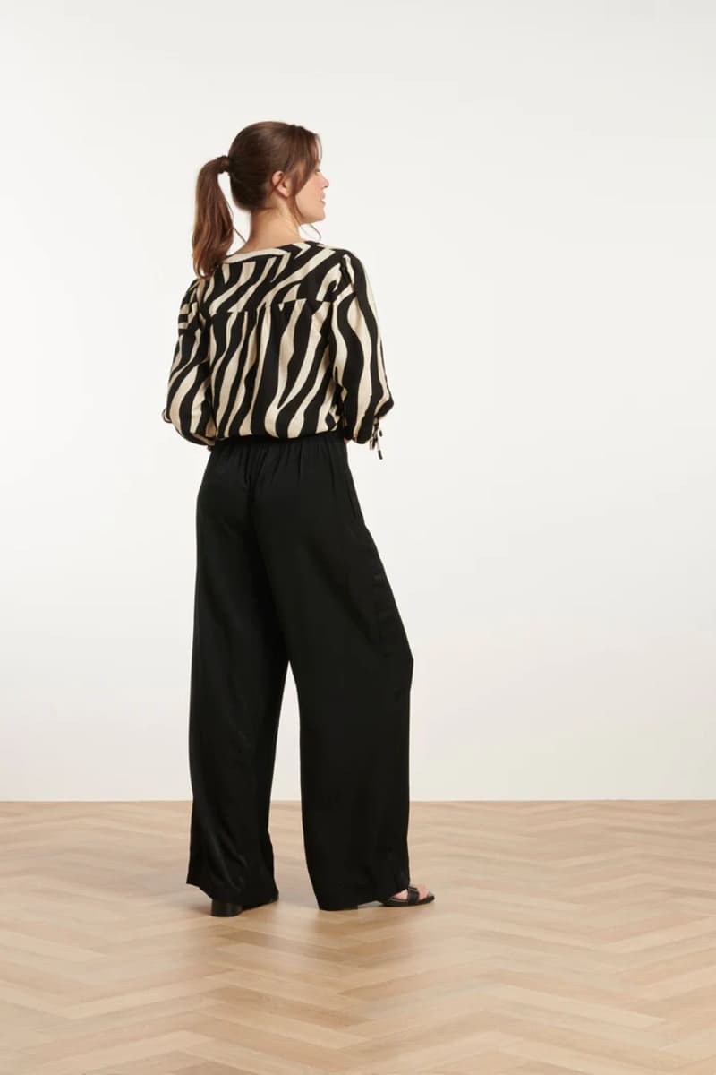 25076 Zwarte En Zand Zebra Print Top 5 25076 Zwarte En Zand Zebra Print Top 5
