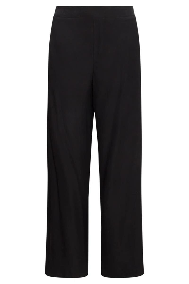 25141 Zwarte Rayon Satin Broek 2 25141 Zwarte Rayon Satin Broek 2