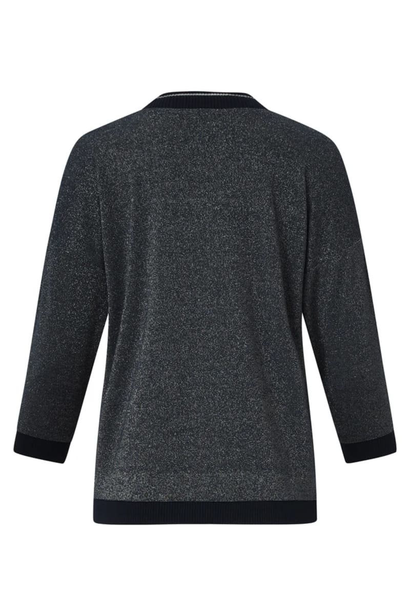 25670 Damesmet Lurex Losvallende Top Navy 7 25670 Damesmet Lurex Losvallende Top Navy 7