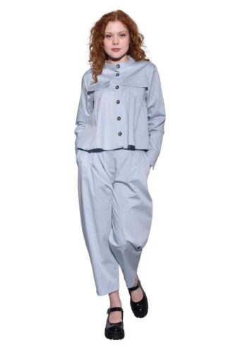 1056 Overshirt Γαλάζιο Καμπαρντίνα Ψιλή 1 1056 Overshirt Γαλάζιο Καμπαρντίνα Ψιλή 1